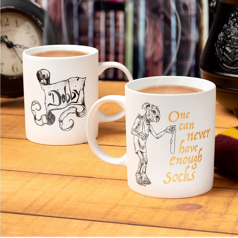 White Ceramic Dobby Mug